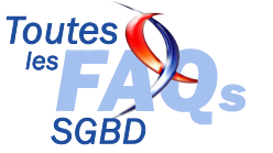 Toutes les FAQs SGBD